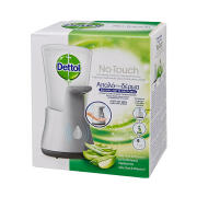 Αυτόματη Συσκευή Κρεμοσάπουνου Dettol No-Touch και Ανταλλακτικό Aloe Vera 250 ml Dettol-Dispenser