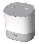 ECOCO μίνι κάδος απορριμμάτων E2241 με σακούλες επιτραπέζιος 1.5lt λευκός