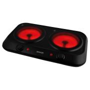 Sencor Διπλή Κεραμική Εστία με Υπέρυθρη Ακτινοβολία SCP 2263BK