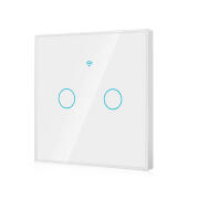 Rovo  Χωνευτός Διακόπτης Τοίχου Wi-Fi Smart Switch για Έλεγχο Φωτισμού με Δύο Πλήκτρα ΑφήςFN2C
