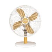Gruppe Ανεμιστήρας Επιτραπέζιος 30εκ. 40W FT-30MD Ivory Wood