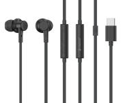 CELEBRAT earphones με μικρόφωνο G40 USB-C σύνδεση 10mm 1.2m μαύρα