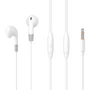 CELEBRAT earphones με μικρόφωνο G8 3.5mm σύνδεση Φ14.2mm 1.2m λευκά