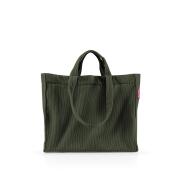 Reisenthel Τσάντα ώμου Softshopper cord Dark Matcha