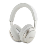 Guess Metal Script Logo Bluetooth ANC/ENC Headphones (Beige - GUBHC22PSFCSME)