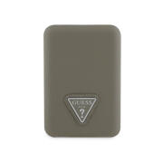 Guess Grained Triangle Logo Magsafe Powerbank 5000mAh 15W (Brown - GUPB5FPGTSPSW)
