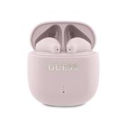 Guess Printed Classic Logo Bluetooth Stereo Headset True Wireless Ασύρματα Ακουστικά & θήκη φόρτισης (Ροζ – GUTWSJ14ESGP)
