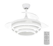 Powertech Aνεμιστήρας Oροφής HLL-0112 με LED 72W Ø106x50cm Λευκός