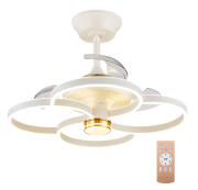 Powertech Ανεμιστήρας Οροφής HLL-0147 LED 120W Ø65x45cm Λευκός