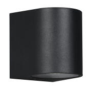 POWERTECH φωτιστικό τοίχου HLL-0187 για GU10 λάμπα μεταλλικό IP65 μαύρο