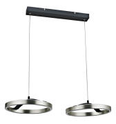 POWERTECH LED φωτιστικό οροφής HLL-0203 42W 4000K 70x30x120cm ασημί/μαύρο