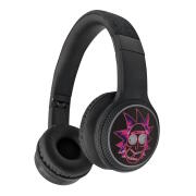 Lazerbuilt Rick &amp; Morty Light-Up Bluetooth Headphones – Ασύρματα Παιδικά Ακουστικά με Μικρόφωνο