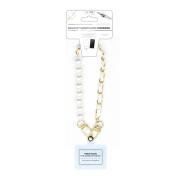 Αλυσίδα Κινητού για τον Καρπό 30 cm Χρώματος Λευκό Be Mix HT0016