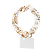 Αλυσίδα Κινητού για τον Καρπό 30 cm Χρώματος Λευκό Be Mix HT0018