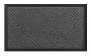 HOME USE πατάκι εισόδου HUH-0212 αντιολισθητικό 60x40cm 5mm πάχος γκρι