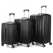 HomeVero Σετ Bαλίτσες Ταξιδιού Σκληρές 3 τμχ HV-2003BLK Μαύρο