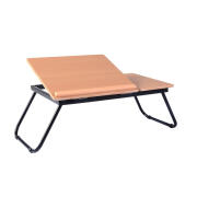 Costway Μεταλλικό Βοηθητικό Πτυσσόμενο Τραπεζάκι με Βάση για Laptop 55 x 32 x 23 cm Costway HW67555