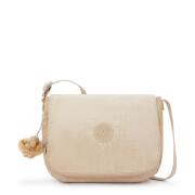 Kipling Τσαντάκι ώμου Earthbeat M Sparkled Beige