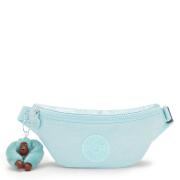 Kipling Τσαντάκι μέσης 25x12x2cm Happy Metallic Blue