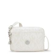 Kipling Τσαντάκι ώμου Abanu M Palm Beige Jacquard