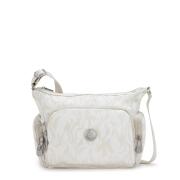 Kipling Τσαντάκι ώμου Gabb S Palm Beige Jacquard
