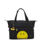 Kipling Smiley Τσάντα Tote Large Art M Yellow Fun Black