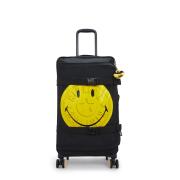Kipling Smiley Βαλίτσα Μεσαία 66cm Spontaneous M Yellow Fun Black