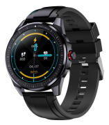 ΙΝΤΙΜΕ smartwatch SN88 1.28" έγχρωμο IP68 HR & Blood pressure μαύρο