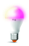 iDual Έξυπνη Λάμπα LED Smart Α60 10W E27 RGB + White CCT 2700K-6500K 230V - Με τηλεκοντρόλ
