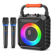 JYX T17-T Φορητό Ηχείο με 2x Μικρόφωνα 15W 3000mah LED Μαύρο