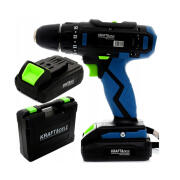 Kraft&Dele Επαναφορτιζόμενο Δραπανοκατσάβιδο 18 V με 2 Μπαταρίες KING SERIES Kraft&Dele KD-1671-Z