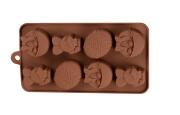 Φόρμα Σιλικόνης Πασχαλινή   21χ10,5χ2,5 εκ. Καφέ