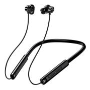 KAKUSIGA earphones KSC-1878 με μαγνήτη Bluetooth 10mm 200mAh μαύρα