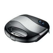 Telco Home Τοστιέρα 2 Θέσεων Fix Grill Plates ZM-202B Μαύρη/Inox