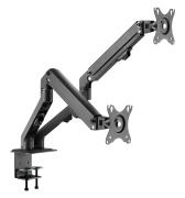 BRATECK βάση γραφείου LDT45-C024 για 2 οθόνες 17"-27" έως 7kg ανά οθόνη