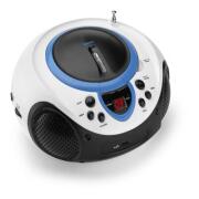 LENCO BOOMBOX  SCD-37 BLUE WHITE