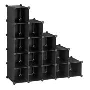 Πολυμορφική Παπουτσοθήκη με 15 Κύβους Αποθήκευσης 113 x 36 x 113 cm Songmics LPC44HV1