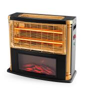 Lexical LQH-8006-2 Θερμάστρα Ηλεκτρική Χαλαζία με Eφέ Φλόγας