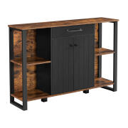 Μεταλλικός Μπουφές 120 x 30 x 80 cm VASAGLE LSC103B01