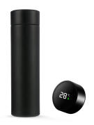 Θερμός LXM264 με οθόνη ένδειξης θερμοκρασίας ανοξείδωτος 500ml μαύρος
