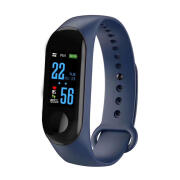 Ρολόι Fitness Tracker με Πιεσόμετρο και Μετρητή Καρδιακών Παλμών Χρώματος Μπλε M3C Plus SPM M3CSW-BLUE