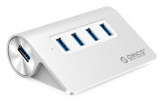 Orico USB 3.0 Hub M3H4 4x USB3.0 ports 5Gbps Aσημί