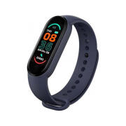 Ρολόι Fitness Tracker με Πιεσόμετρο και Μετρητή Καρδιακών Παλμών Smart Band M6 Χρώματος Μπλε SPM M6-MAGN-DBlue