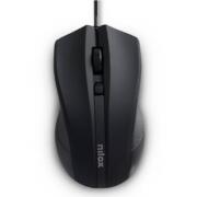 Nilox MOUSB1002 USB Optical Mouse 1600 DPI 3 buttons, Black