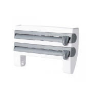 Τριπλή Βάση Με Ράφι Για Χαρτί Κουζίνας - Αλουμινόχαρτο - Μεμβράνη Χρώματος Γκρι MWS4363