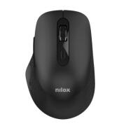 Nilox NXMODWI01 Dual (Wireless and Bluetooth) Mouse 1600 DP, 6 Buttons, Silent, Black