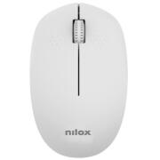 Nilox NXMOWI4013  Optical Wireless Mouse 1000 DPI, 3 Buttons, White