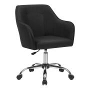 Καρέκλα Γραφείου 65 x 69 x 83-93 cm Χρώματος Μαύρο Songmics OBG019B01