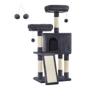 Δέντρο Γάτας - Ονυχοδρόμιο 50 x 35 x 115 cm Χρώματος Σκούρο Γκρι PCT141G01 Feandrea