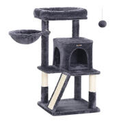 Δέντρο Γάτας - Ονυχοδρόμιο 48 x 48 x 96 cm Χρώματος Σκούρο Γκρι PCT51G Feandrea